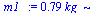 `+`(`*`(.791, `*`(kg_)))