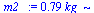 `+`(`*`(.789, `*`(kg_)))