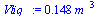 `+`(`*`(.148, `*`(`^`(m_, 3))))