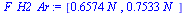 [`+`(`*`(.65741, `*`(N_))), `+`(`*`(.75329, `*`(N_)))]