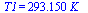 T1 = `+`(`*`(293.15, `*`(K_)))