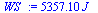 `+`(`*`(5357.1, `*`(J_)))