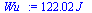`+`(`*`(122.02, `*`(J_)))