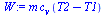 `*`(m, `*`(c[v], `*`(`+`(T2, `-`(T1)))))