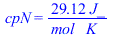 cpN = `+`(`/`(`*`(29.120, `*`(J_)), `*`(mol_, `*`(K_))))