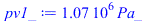 `+`(`*`(0.10683e7, `*`(Pa_)))