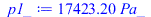 Typesetting:-mprintslash([p1_ := `+`(`*`(17423.19544, `*`(Pa_)))], [`+`(`*`(17423.19544, `*`(Pa_)))])