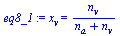 `:=`(eq8_1, x[v] = `/`(`*`(n[v]), `*`(`+`(n[a], n[v]))))