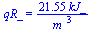 qR_ = `+`(`/`(`*`(21.54686419, `*`(kJ_)), `*`(`^`(m_, 3))))