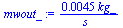 `+`(`/`(`*`(0.45e-2, `*`(kg_)), `*`(s_)))