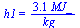 h1 = `+`(`/`(`*`(3.1, `*`(MJ_)), `*`(kg_)))
