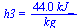 h3 = `+`(`/`(`*`(44.0, `*`(kJ_)), `*`(kg_)))