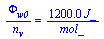 `/`(`*`(Phi[w0]), `*`(n[v])) = `+`(`/`(`*`(0.12e4, `*`(J_)), `*`(mol_)))