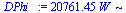 `+`(`*`(20761.45, `*`(W_)))