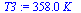 `:=`(T3, `+`(`*`(358., `*`(K_))))