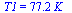 T1 = `+`(`*`(77.2, `*`(K_)))