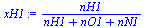 `:=`(xH1, `/`(`*`(nH1), `*`(`+`(nH1, nO1, nN1))))
