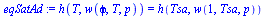 h(T, w(phi, T, p)) = h(Tsa, w(1, Tsa, p))