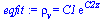 rho[v] = `*`(C1, `*`(exp(`*`(C2, `*`(z)))))