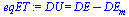 DU = `+`(DE, `-`(DE[m]))