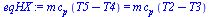 `*`(m, `*`(c[p], `*`(`+`(T5, `-`(T4))))) = `*`(m, `*`(c[p], `*`(`+`(T2, `-`(T3)))))