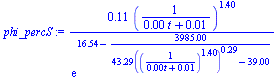 `+`(`/`(`*`(.11146348951069542100, `*`(`^`(`/`(1, `*`(`+`(`*`(0.1e-2, `*`(t)), 0.8e-2))), 1.3996731083549658687))), `*`(exp(`+`(16.54, `-`(`/`(`*`(3985.), `*`(`+`(`*`(43.286878670401147551, `*`(`^`(`*...