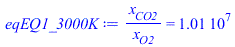 `/`(`*`(x[CO2]), `*`(x[O2])) = 10062668.80