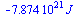`+`(`-`(`*`(0.7874e22, `*`(J_))))