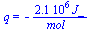 q = `+`(`-`(`/`(`*`(0.21e7, `*`(J_)), `*`(mol_))))