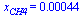 x[CH4] = 0.44e-3