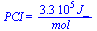 PCI = `+`(`/`(`*`(0.33e6, `*`(J_)), `*`(mol_)))