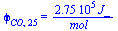 phi[CO, 25] = `+`(`/`(`*`(0.275e6, `*`(J_)), `*`(mol_)))