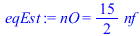 nO = `+`(`*`(`/`(15, 2), `*`(nf)))