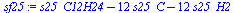 `+`(s25_C12H24, `-`(`*`(12, `*`(s25_C))), `-`(`*`(12, `*`(s25_H2))))