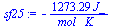 `+`(`-`(`/`(`*`(1273.29, `*`(J_)), `*`(mol_, `*`(K_)))))