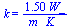 k = `+`(`/`(`*`(1.5, `*`(W_)), `*`(m_, `*`(K_))))