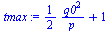 `+`(`/`(`*`(`/`(1, 2), `*`(`^`(q0, 2))), `*`(p)), 1)