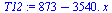 `+`(873, `-`(`*`(3540., `*`(x))))