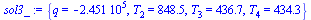 {q = -0.2451e6, T[2] = 848.5, T[3] = 436.7, T[4] = 434.3}