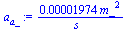 `+`(`/`(`*`(0.1974e-4, `*`(`^`(m_, 2))), `*`(s_)))