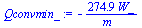 `+`(`-`(`/`(`*`(274.9, `*`(W_)), `*`(m_))))