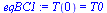 T(0) = T0