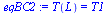 T(L) = T1