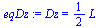 Dz = `+`(`*`(`/`(1, 2), `*`(L)))