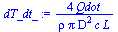 `+`(`/`(`*`(4, `*`(Qdot)), `*`(rho, `*`(Pi, `*`(`^`(D, 2), `*`(c, `*`(L)))))))