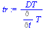 `/`(`*`(DT), `*`(Diff(T, t)))