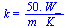 k = `+`(`/`(`*`(50., `*`(W_)), `*`(m_, `*`(K_))))