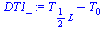 `+`(T[`+`(`*`(`/`(1, 2), `*`(L)))], `-`(T[0]))