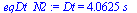 Dt = `+`(`*`(4.0624999999999999999, `*`(s_)))