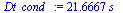`+`(`*`(21.666666666666666667, `*`(s_)))